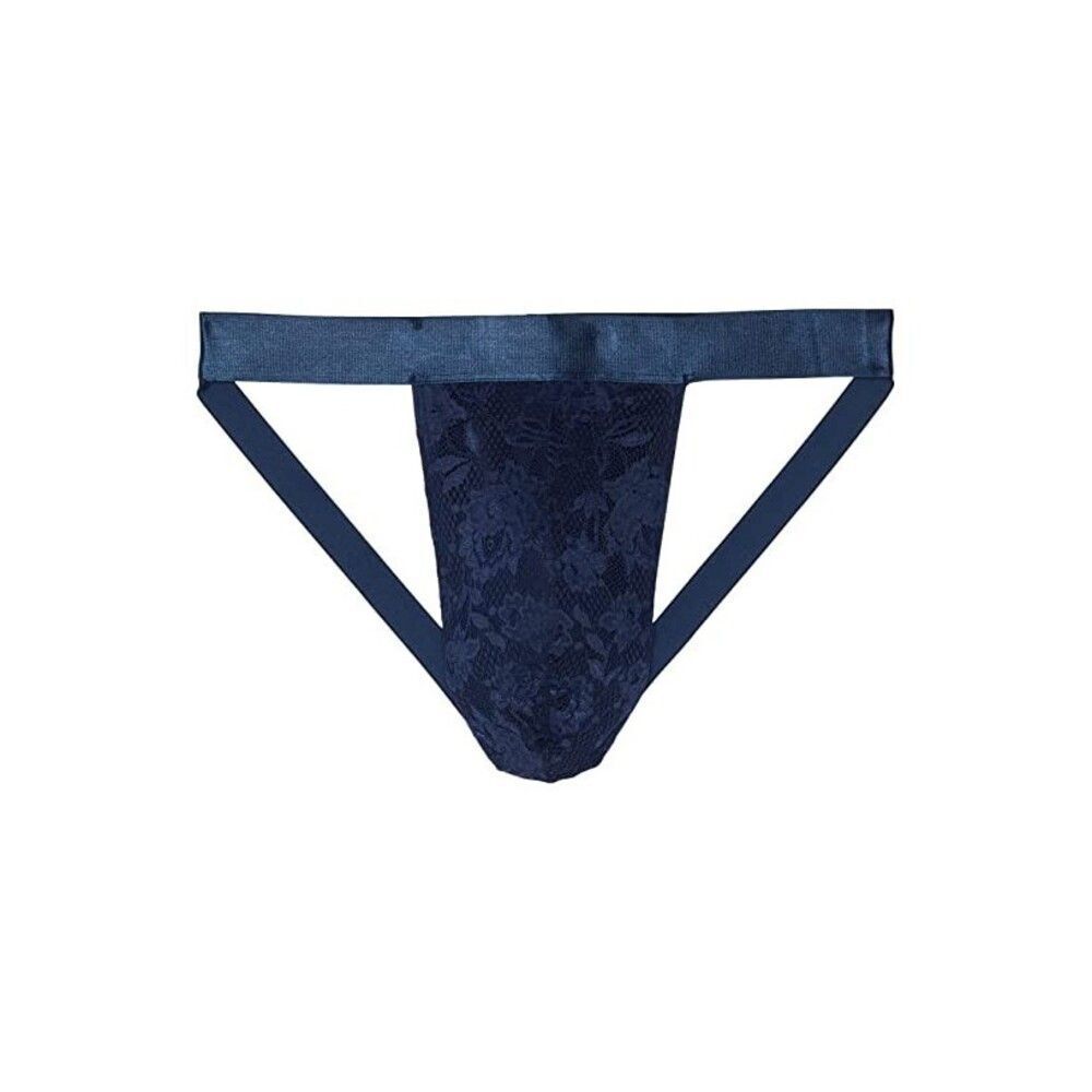 Cosabella Never Say Never Underwear Men's Medium Blue Stretch Jockstrap ERK565